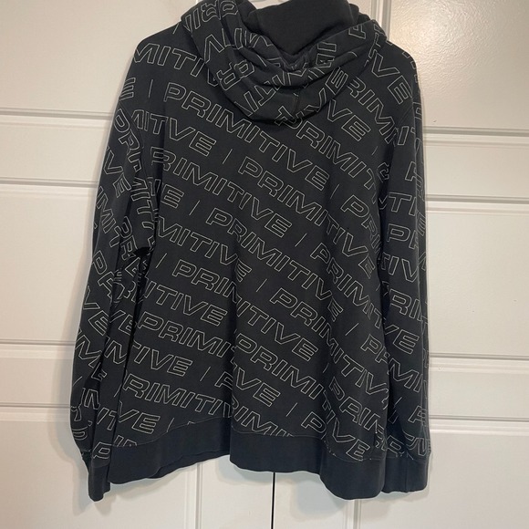 Primitive Skateboarding All Over Print Pullover‎ Hoodie Sweatshirt - Picture 5 of 7